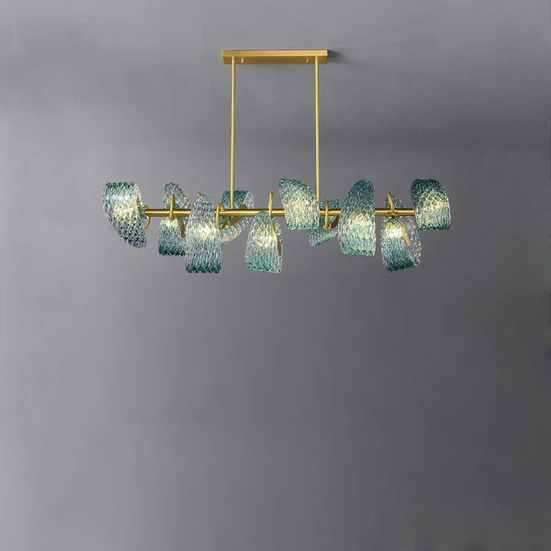 Copper Glass Blue Beauty Designer Wall Sconce LED Wall Light