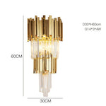 Golden Stainless Steel Crystal Chandelier for Elegant Foyer Lighting