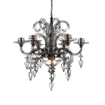 Baroque Designer LED Chandelier Lighting in Gold Silver Black Iron