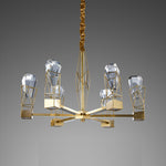 8-Light Modern Crystal Chandelier