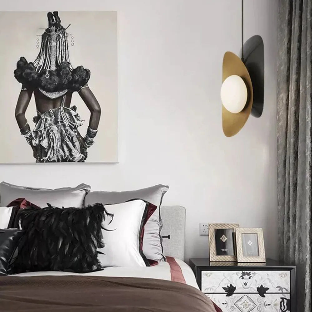 Postmodern Iron Pendant Light with 2 Heads for Home, Kitchen, Dining Room