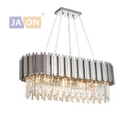 Crystal LED Chandelier Suspension Lighting for Foyer