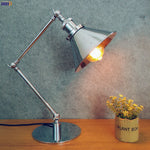 Industrial LED Table Lamp For Home Decor - US/EU Plug Switch, Loft Style