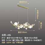 Nordic Glass Ball Chandelier with Petals by - Luxury Interior Lighting