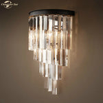 Crystal Wall Lamp: Postmodern Luxury for Bedroom, Living Room, Hotel - Creative Indoor Lighting