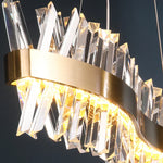 Gold Crystal LED Chandelier for Dinning Room