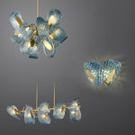 Copper Glass Blue Beauty Designer Wall Sconce LED Wall Light