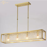 Crystal Rectangle Luxury Chandelier for Elegant Home Décor