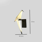 Love Bird LED Wall Sconce Iron Acryl Wall Light for Bedroom Corridor