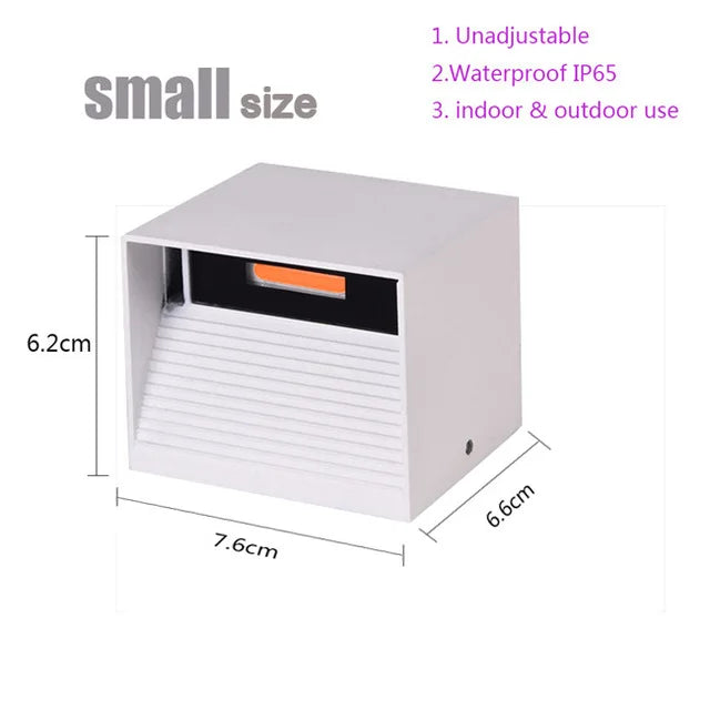 Outdoor COB LED Wall Lamp for Bedroom Hallway Porch Balcony