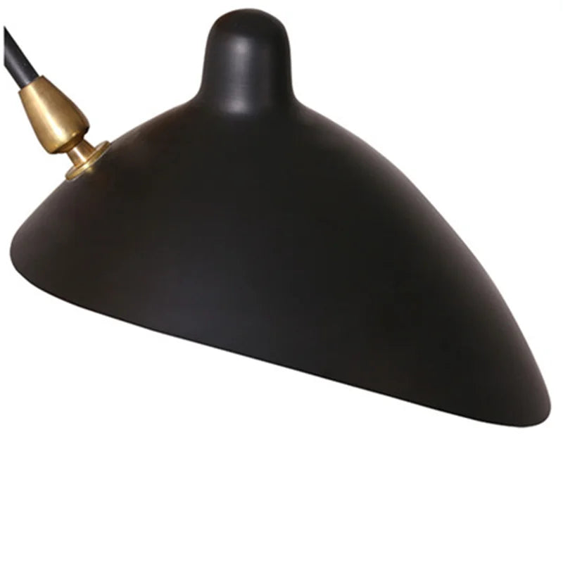 Black Serge Mouille Wall Lamp: Nordic Design, Creative Living Room Decor
