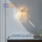Silver Gold LED Feather Chandelier - Art Deco Round Pendant Light