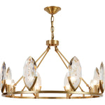 Crystal Chandelier LED Lighting Fixture for Luxurious Living Spaces
