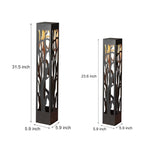 Novel Creative Hollow out Design Waterproof LED Modern Solar Lawn Lamp