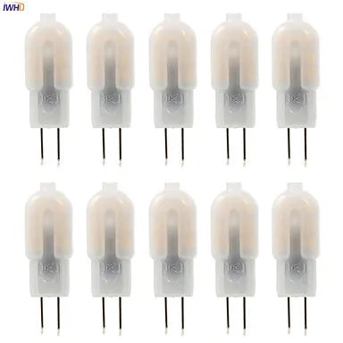 10pcs 2W LED G4 Bulb 160Lm 12V 220V Bi-pin Chandeliers Replace Halogen