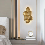 Golden Stainless Steel LED Wall Sconce for Bedroom & Corridor