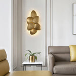 Golden Stainless Steel LED Wall Sconce for Bedroom & Corridor