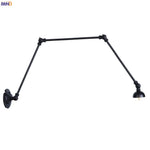 Industrial Vintage Adjustable Swing Wall Sconce Stair Light - Set of 3