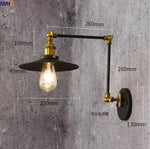 Retro Swing Arm LED Wall Sconce Light Industrial Loft Style Luminaire