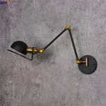 Retro Swing Arm LED Wall Sconce Light Industrial Loft Style Luminaire