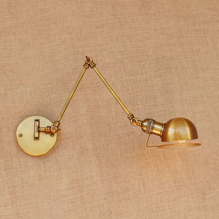 Retro Swing Arm Wall Sconce - Vintage Edison Style Wall Lamp