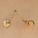 Retro Swing Arm Wall Sconce - Vintage Edison Style Wall Lamp