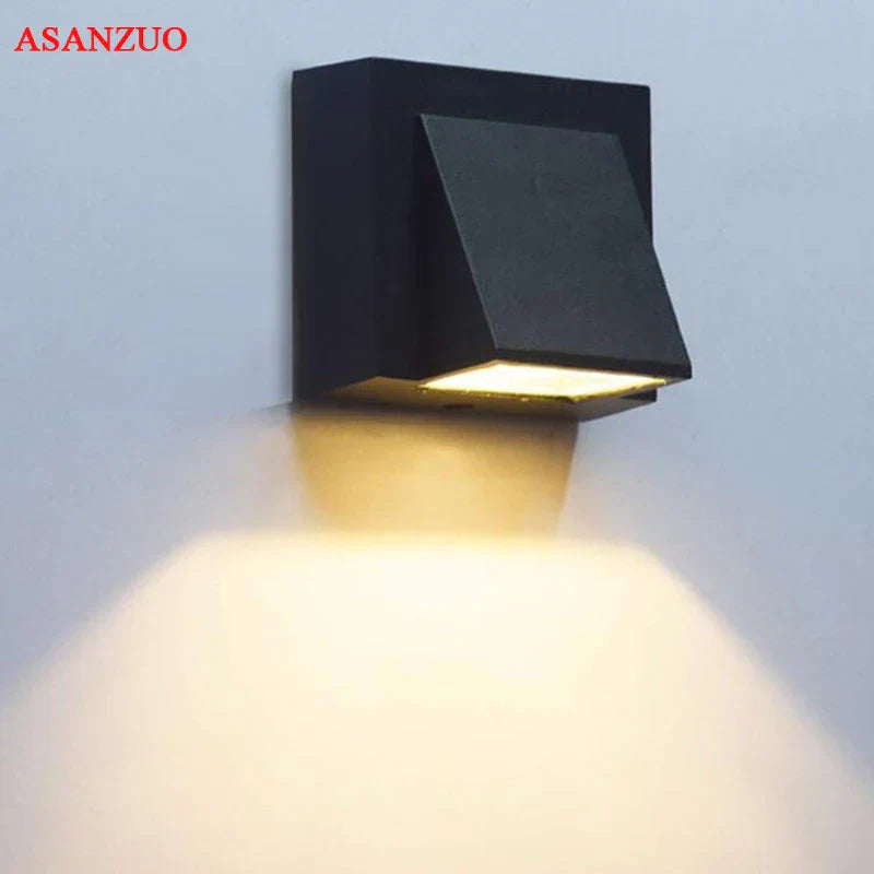 LED Wall Lamps: Modern, Creative, Waterproof for Outdoor Courtyard, Gate, Terrace, Garden.