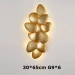 Golden Stainless Steel LED Wall Sconce for Bedroom & Corridor