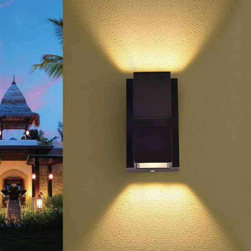 LED Wall Lamps: Modern, Creative, Waterproof for Outdoor Courtyard, Gate, Terrace, Garden.