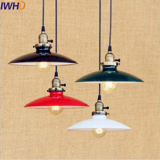 Vintage Pendant Lights - Retro Edison Style Industrial Lamp Fixtures