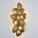Golden Stainless Steel LED Wall Sconce for Bedroom & Corridor