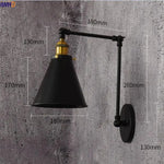 Retro Swing Arm LED Wall Sconce Light Industrial Loft Style Luminaire