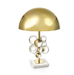 Crystal Marble Bubble Table Lamp. LED Desk Lamp for Bedroom and Foyer.