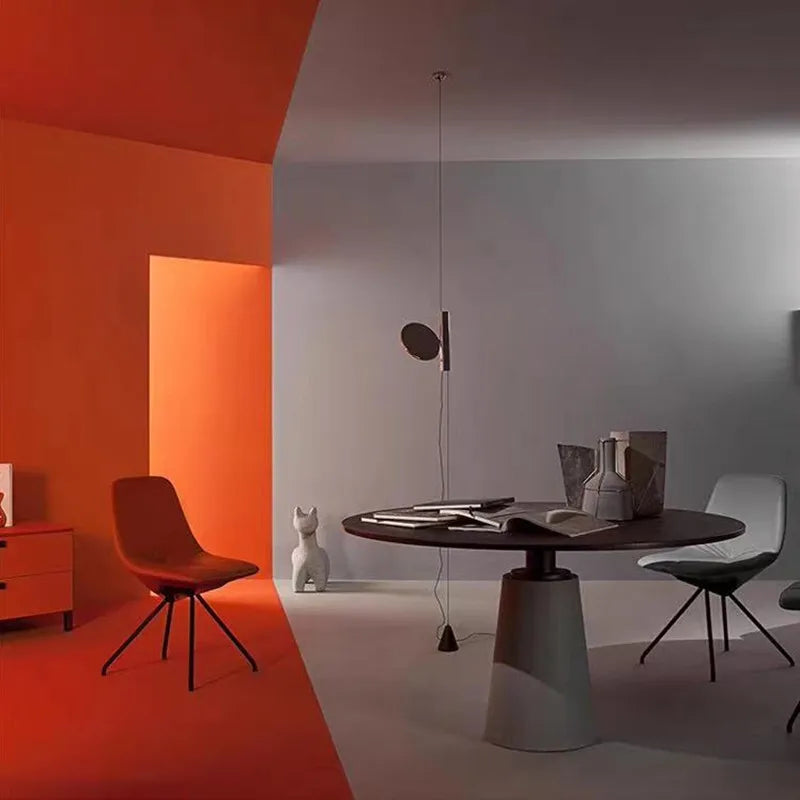 Modern White LED Pendant Light for Living Room, Bedroom, Reading - Designer Nordic Style