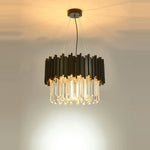 Chrome Silver Gold Black Suspension Luminaire Pendant Lamp for Foyer