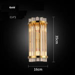 Crystal LED Wall Sconce Light for Bedroom and Corridor