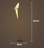 Love Bird Chandelier Lighting - White Gold Designer Lustre for Dining Room