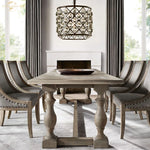 Glass Drop Chandelier Pendant Lights for Living Dining Room