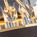 Gold Stainless Steel Crystal Chandelier for Dinning Room