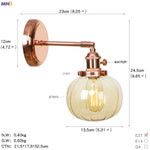 White Ceramic LED Wall Sconce Switch Rose Gold Color Wall Lamp