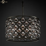 Classic Round Glass LED Chandelier for Home and Hotel Decoration