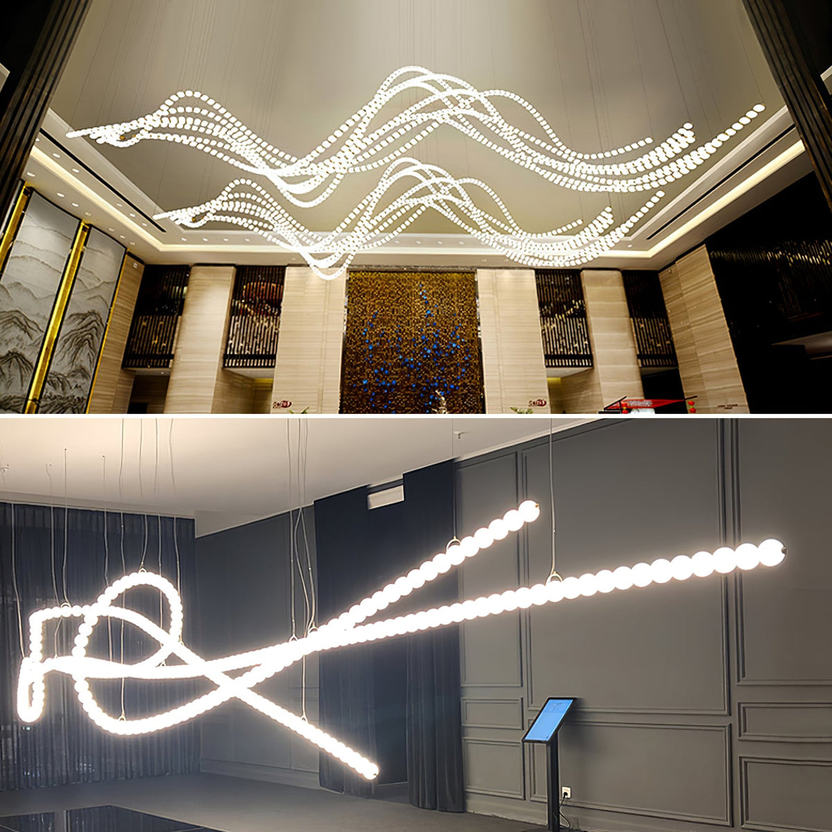 Halti Necklace Acrylic Chandelier