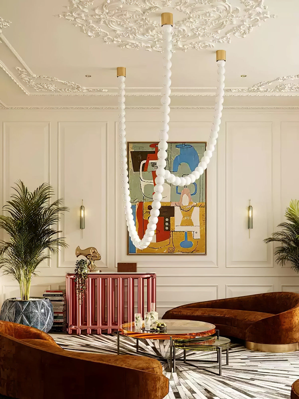 Halti Necklace Acrylic Chandelier