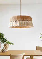 Handwoven Jute Pendant Light