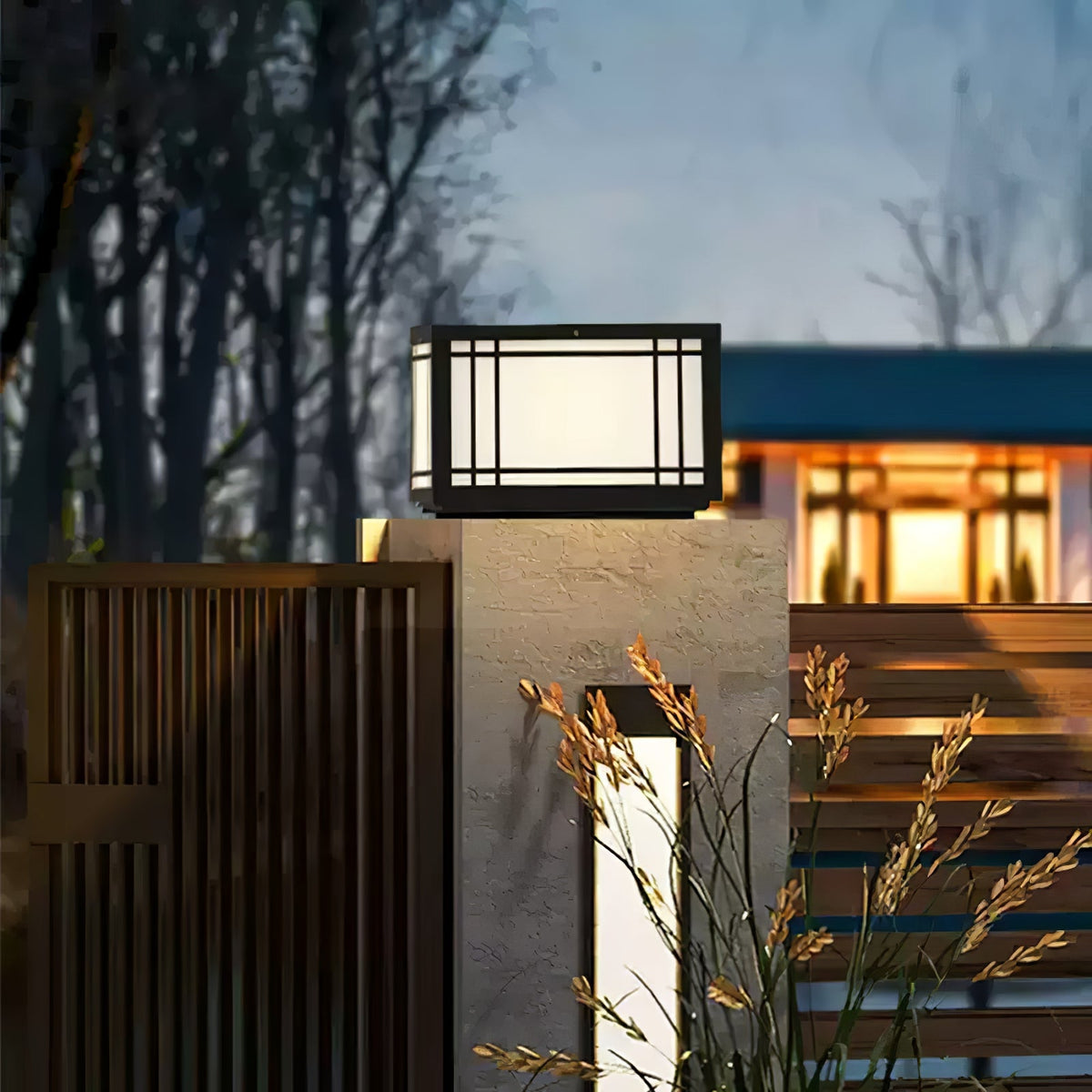 Harrison Solar Cube Outdoor Lamp