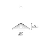 Hat Resin Pendant Lamp