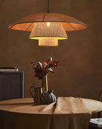 Hat Weave Rattan Pendant Lamp