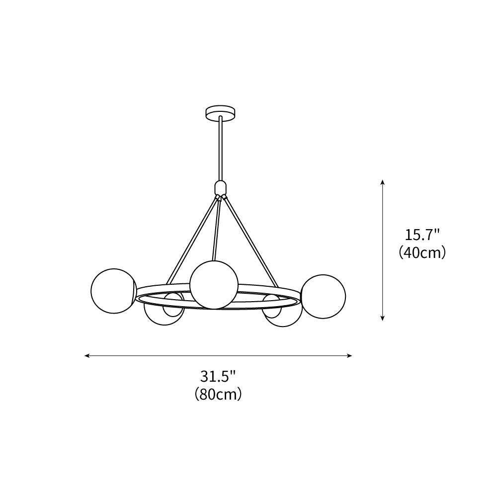 Hayes Round Chandelier