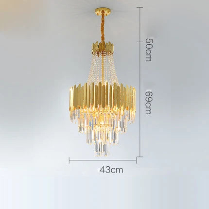 Postmodern Crystal Marble LED Floor Lamp for Bedroom