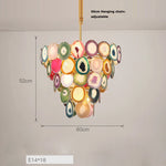 Agate Designer LED Chandelier by for Stylish Illumination in Dining Room